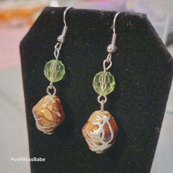 Ball drop earrings - Picture 1 of 8